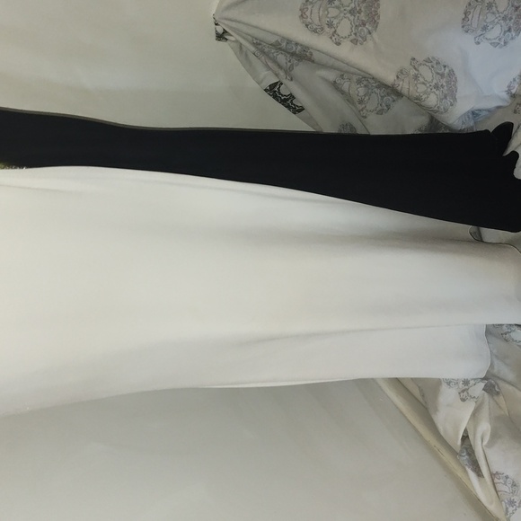 Cache Black And White Off One Shoulder  Size 6 Vintage Full Length - Picture 4 of 15